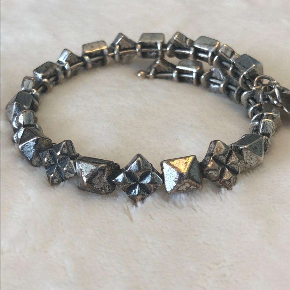 Alex And Ani Studstruck Silver Wrap